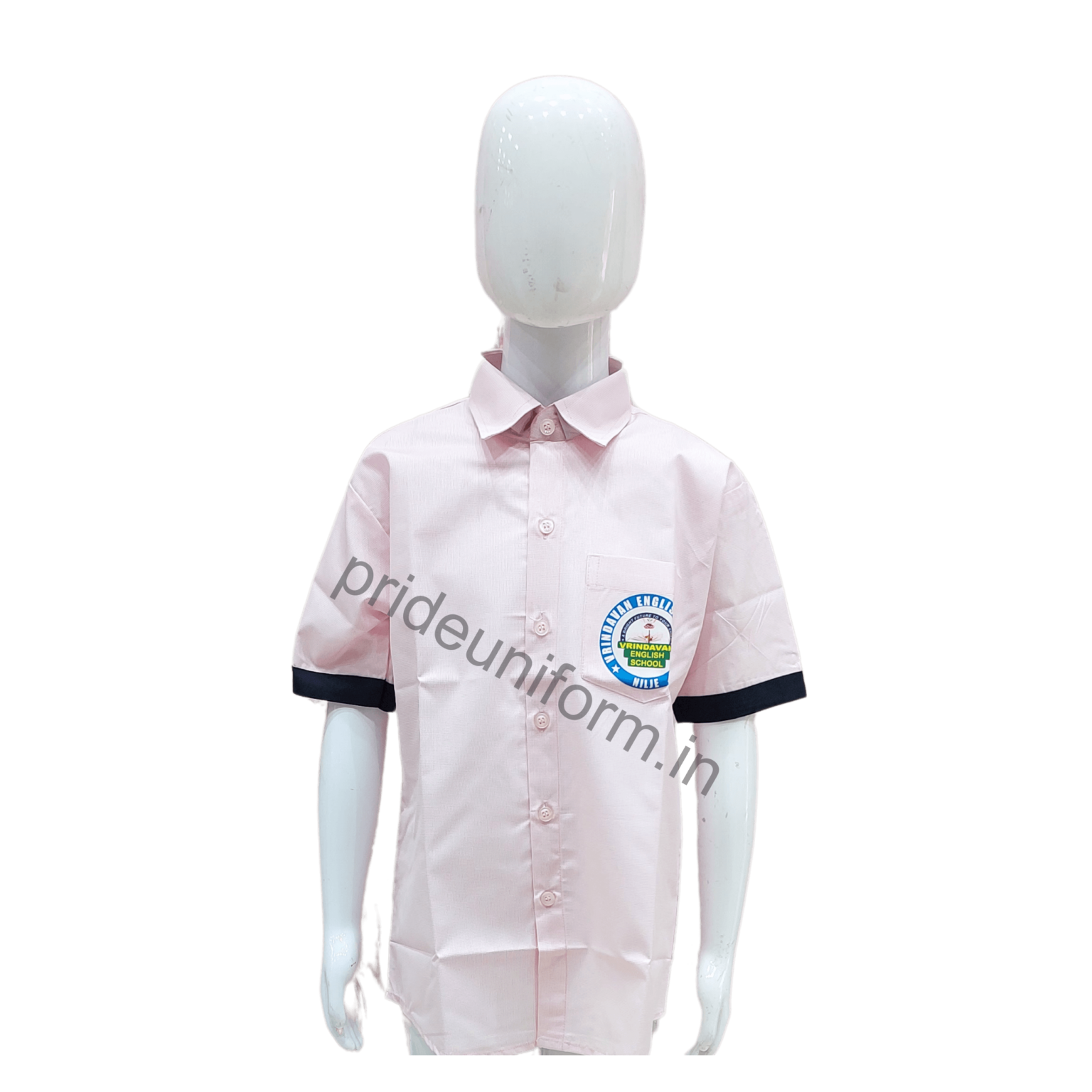 VRINDAVAN SCHOOL- BOYS/GIRLS SHIRT(NURSERY TO SR.KG) - Pride Uniform